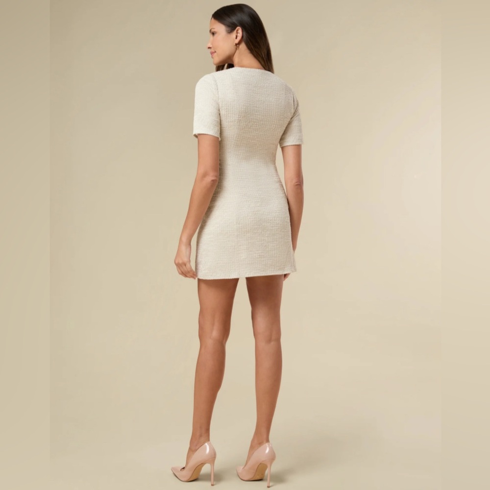 NWT Tweed V-Neck Mini - Picture 2 of 3